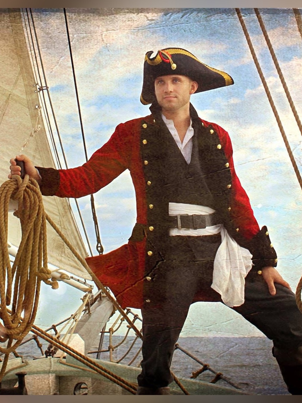 Charades Pirate Prince Costume Jacket